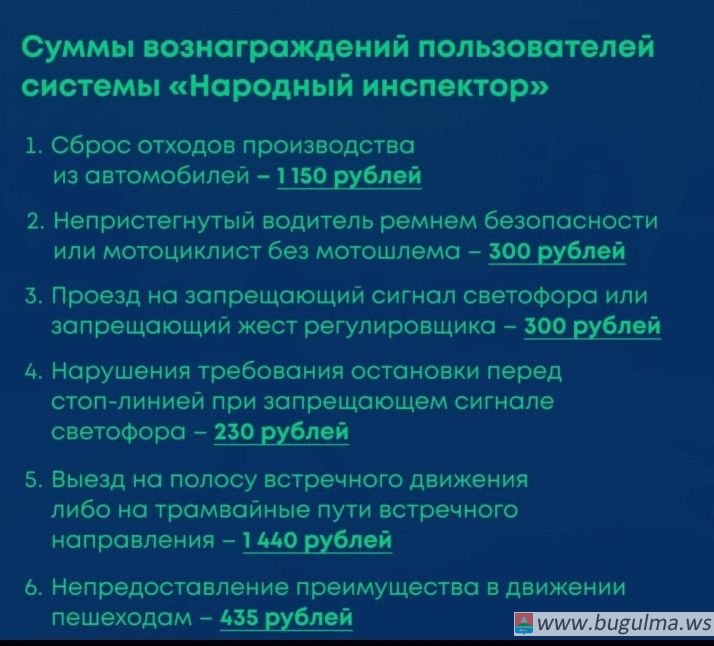 Татарстанцам рассказали, за что в «Народном инспекторе» будет самая высокая выплата.