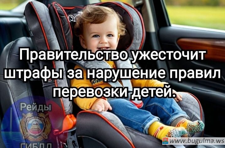 ‼️Штрафы за перевозку детей без детских кресел.‼️