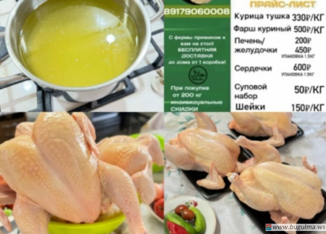 Мясо бройлеров. Халяль.